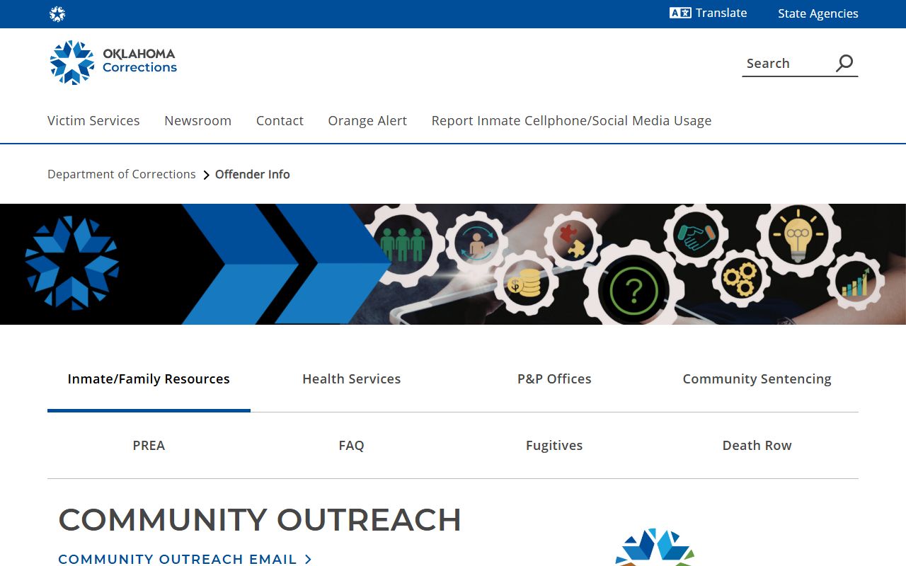 Pushmataha County inmate records ODOC offender information